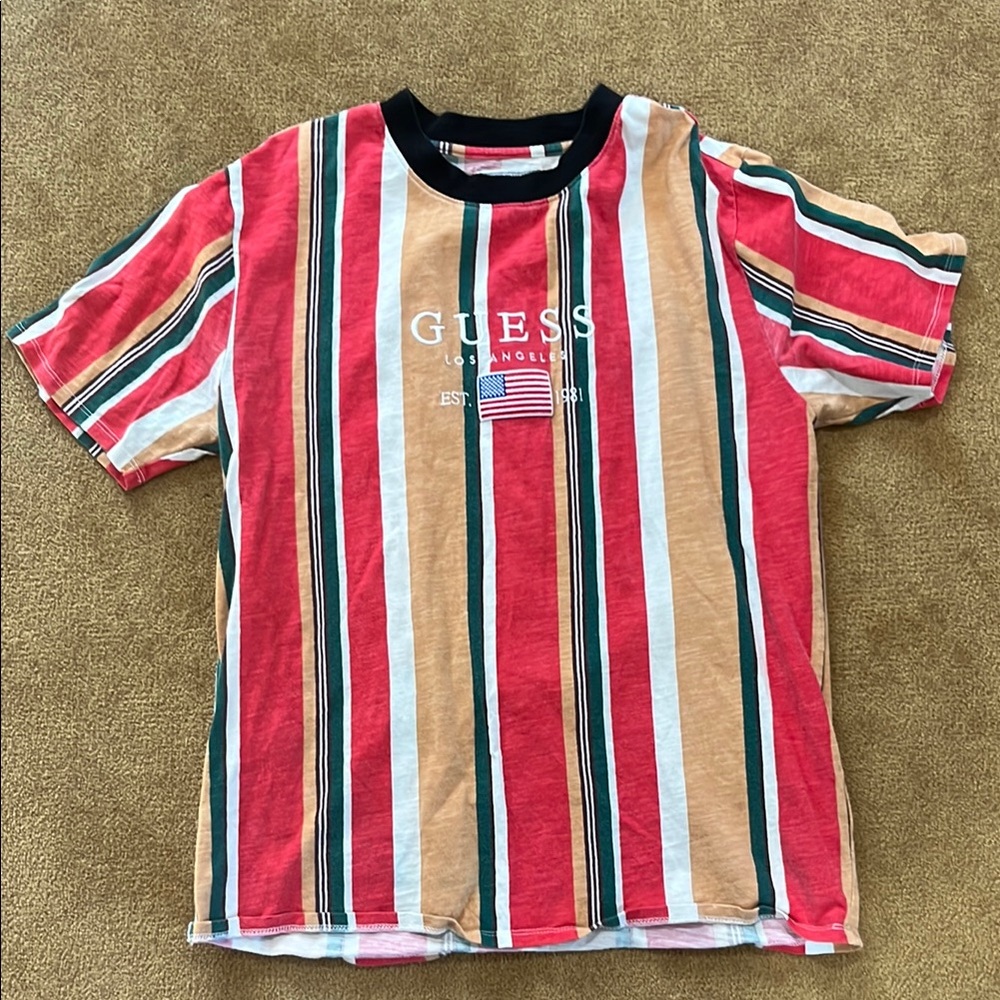 GUESS Kids Striped Multicolor T-Shirt